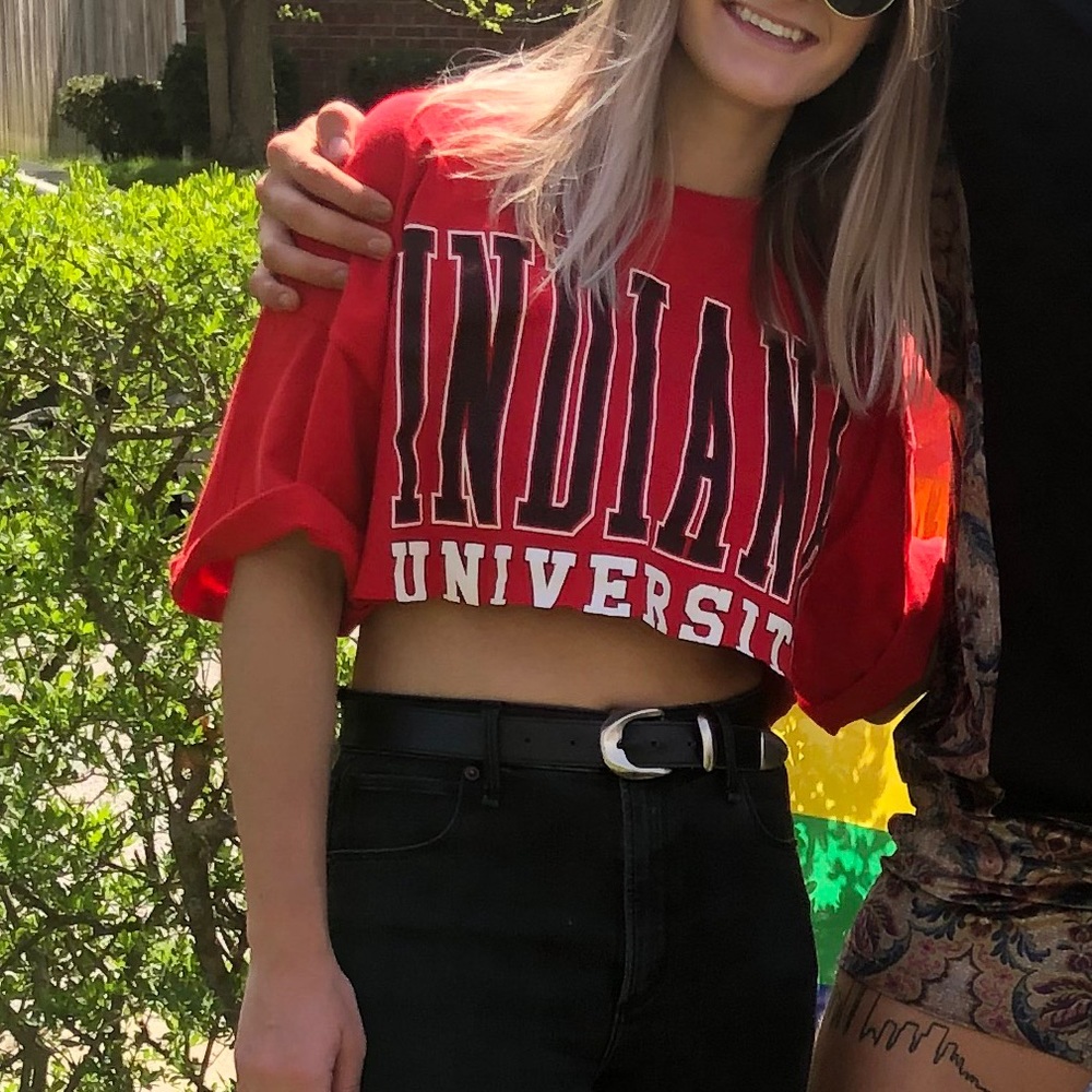 Vintage Cropped IU shirt